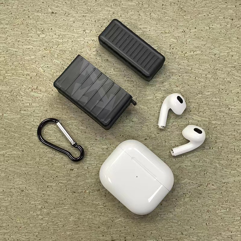 off-whiteオフホワイトairpods pro 2/3ケース モノグラム カラビナ ブランド芸能人エアーポッズ プロ2カバー