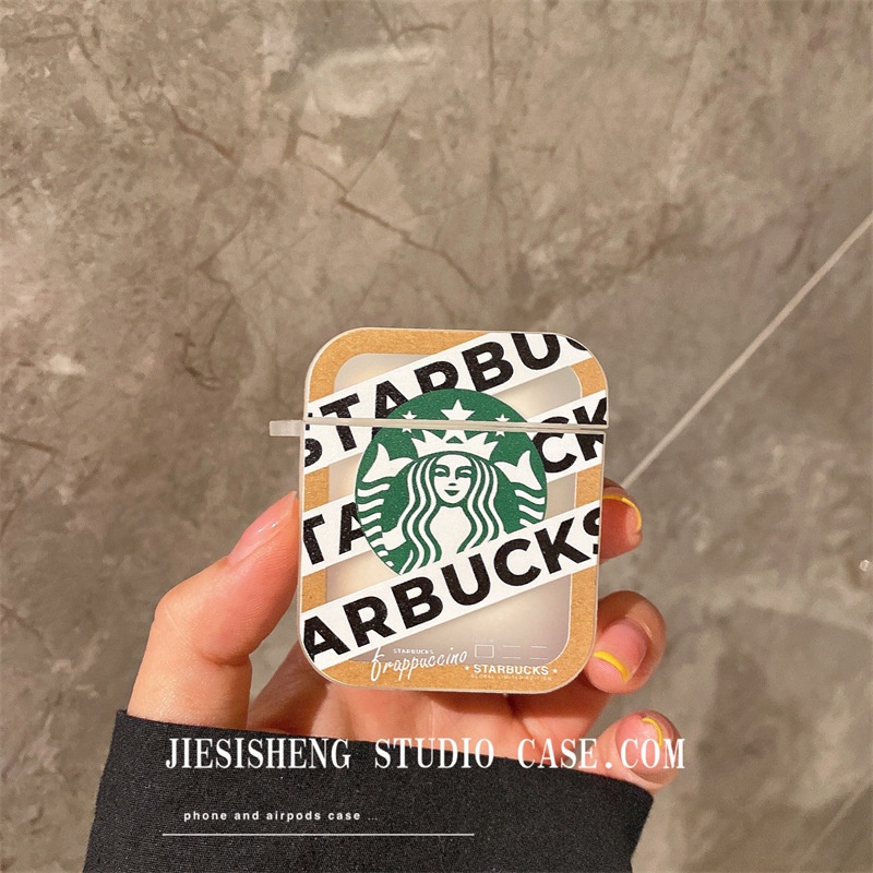 Starbucks ハイブランド スターバックス AirPods 3/Pro2/2/1ケース クリアケース 紛失防止 メデューサ 軽量