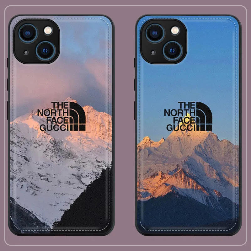 ザノースフェイスiphone14Pro Max/14plusケースThe North Faceインスタ風ブランド雪山ジャケット型 モノグラム アイフォン14