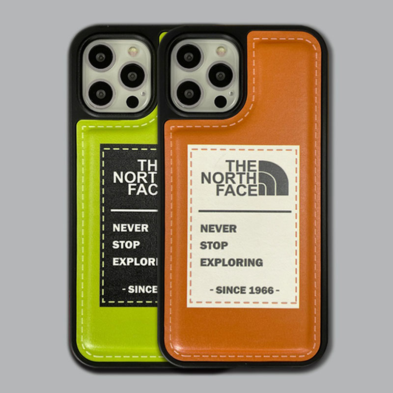 ザノースフェイス/THE NORTH FACE ハイブランド iphone 13/13 pro/13 pro max/13 miniケース インスタ風 レザー