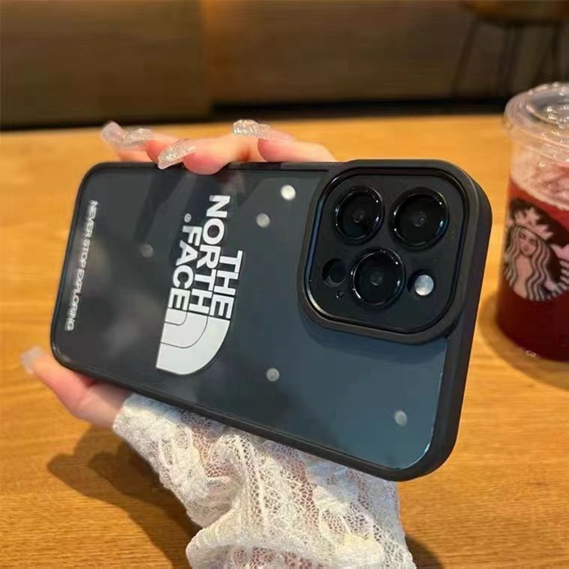 the north faceザノースフェイスiphone14pro max plusケース ジャケット モノグラム ハイブランド アイフォン14男女