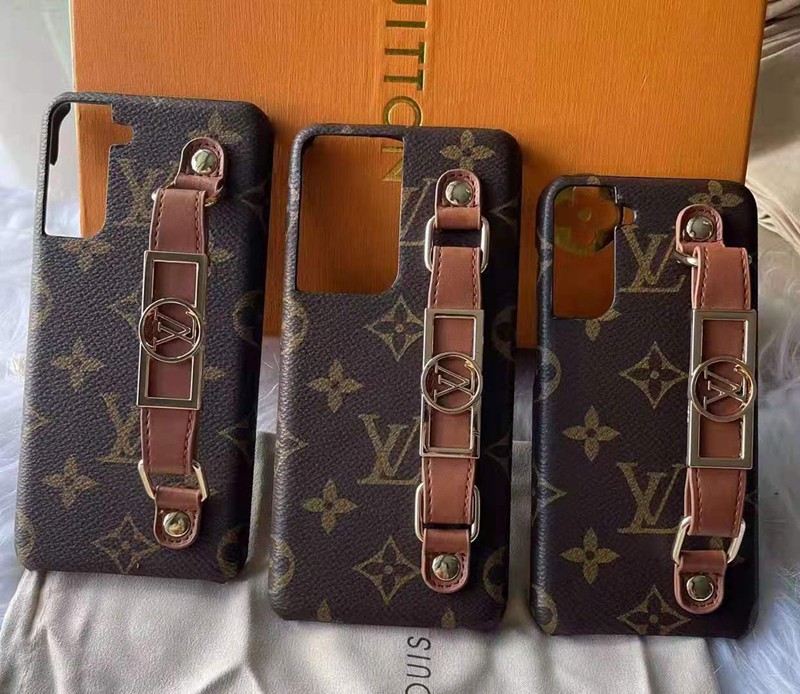 LV/ルイヴィトン ブランド iphone  se3/13 pro max/13 pro/13ケース 激安 Galaxy S22/S22+/S22 Ultra チェーン付き落下保護